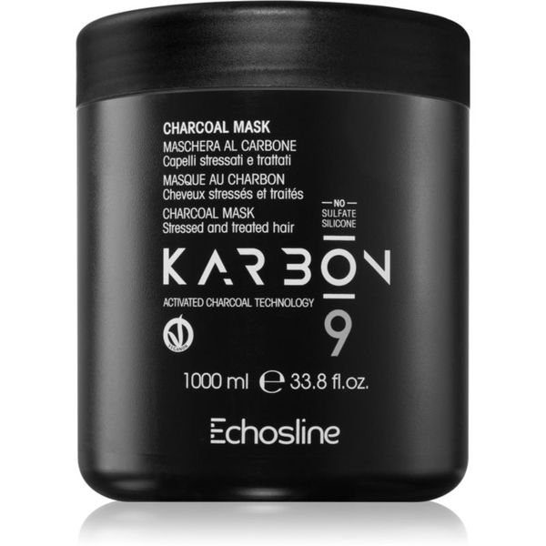 Echosline Echosline CHARCOAL Mask maska za kosu s aktivnim ugljenom 1000 ml