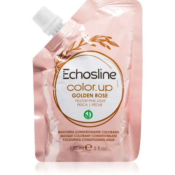 Echosline Echosline Color Up Bonding maska s hranjivim učinkom nijansa Gorden Rose - Pesca 150 ml