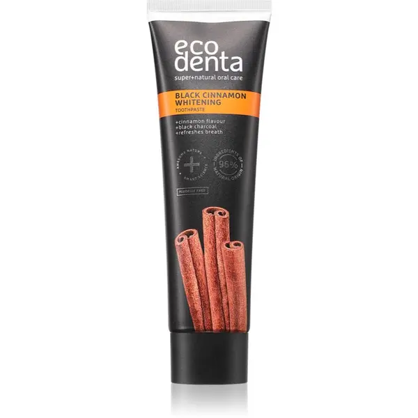 Ecodenta Ecodenta Black Cinnamon Whitening pasta za izbjeljivanje zuba s cimetom 100 ml