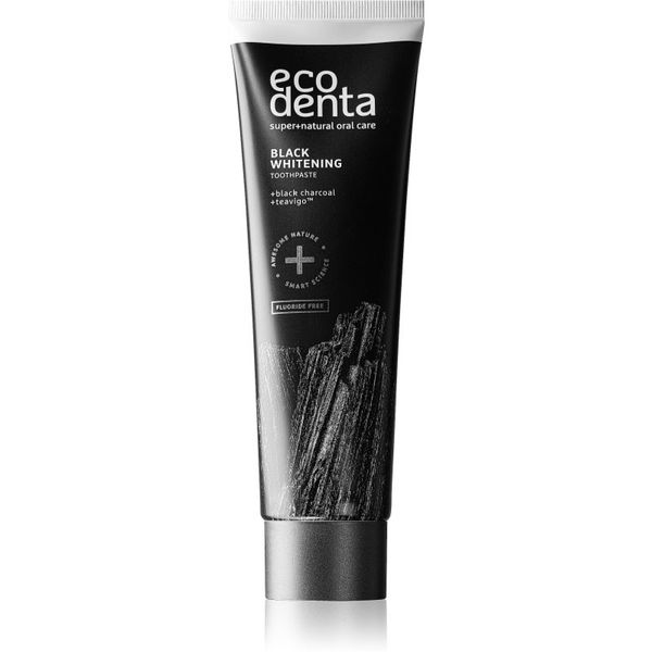 Ecodenta Ecodenta Expert Black Whitening crna zubna pasta za izbjeljivanje bez fluorida 100 ml