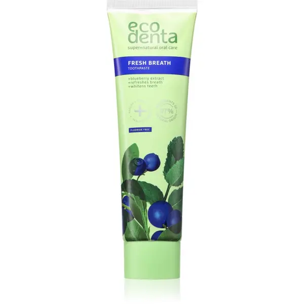 Ecodenta Ecodenta Fresh Breath osvježavajuća pasta za zube s izbjeljivajućim učinkom 100 ml