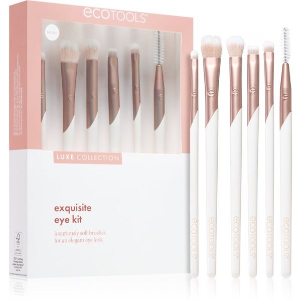 EcoTools EcoTools Luxe Collection Exquisite set kistova za oči i obrve 6 kom