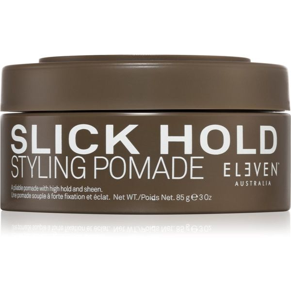 Eleven Australia Eleven Australia Slick Hold Styling Pomade pasta za styling kose za vrlo jako učvršćivanje kose s visokim sjajem 85 g