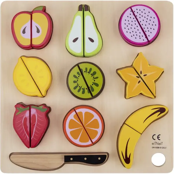 eliNeli eliNeli Cutting Fruits voće koje se može rezati od drva 18m+ 9 kom