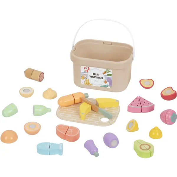 eliNeli eliNeli Fruit Vegetables set igračaka od drva 1 kom