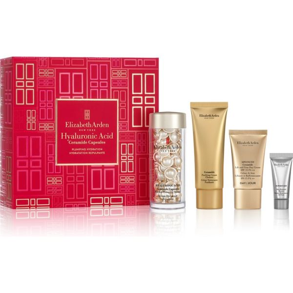 Elizabeth Arden Elizabeth Arden Hyaluronic Acid Ceramide Capsules Hydra-Plumping Serum poklon set za žene