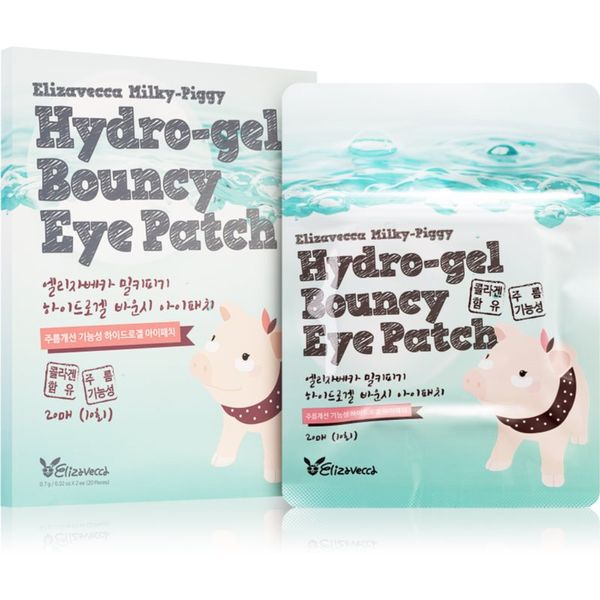 Elizavecca Elizavecca Milky Piggy Hydro-gel Bouncy Eye Patch regenerirajuća i hidratantna maska za okoloočno područje 20 kom
