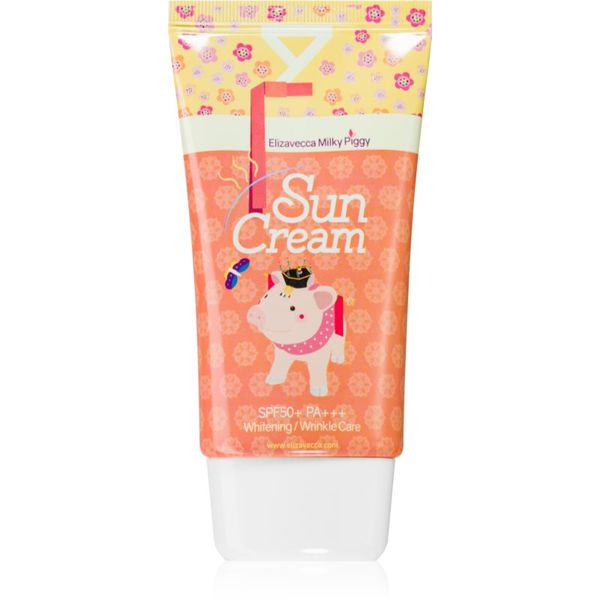 Elizavecca Elizavecca Milky Piggy Sun Cream posvjetljujuća zaštitna krema za sunčanje SPF 50+ 50 ml