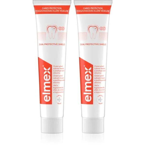 Elmex Elmex Caries Protection zubna pasta za zaštitu od karijesa s fluoridem 2x75 ml