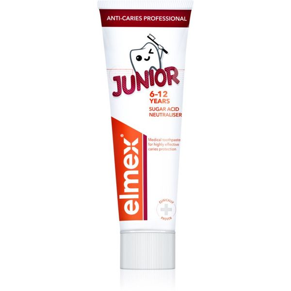 Elmex Elmex Junior Caries Protection zubna pasta za djecu 6-12 Years 75 ml