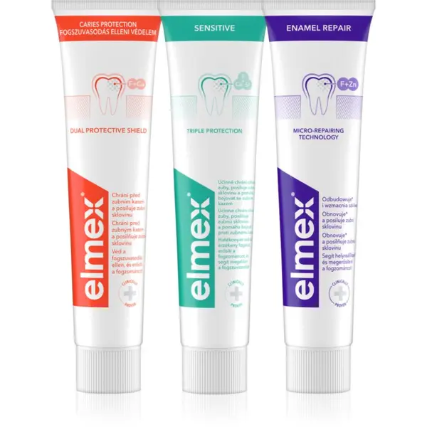 Elmex Elmex Mix Trio pasta za zube 3x75 ml