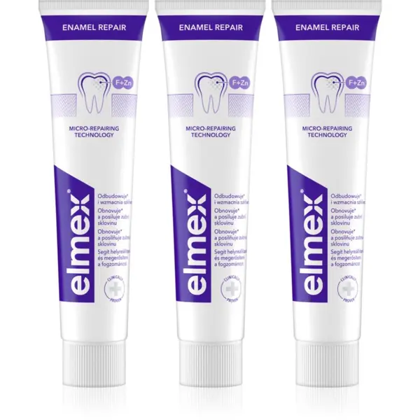 Elmex Elmex Repair Enamel Repair pasta za zube 3x75 ml
