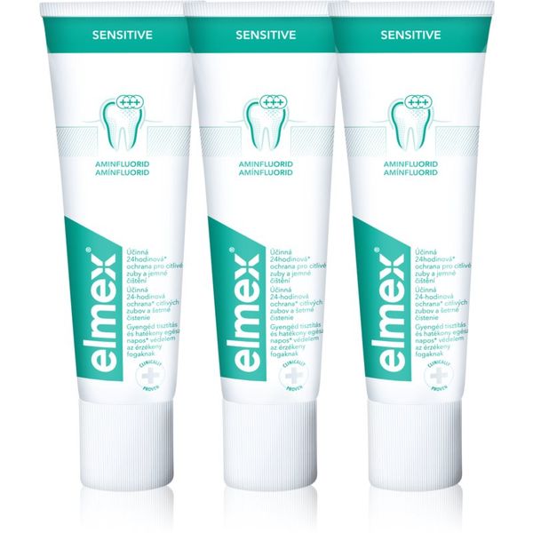 Elmex Elmex Sensitive pasta za osjetljive zube 3x75 ml