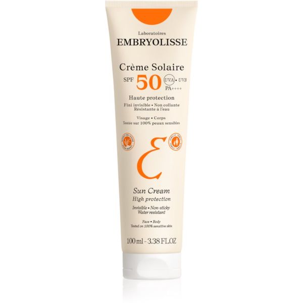 Embryolisse Embryolisse Sun Protection vodootporna krema za sunčanje SPF 50 100 ml