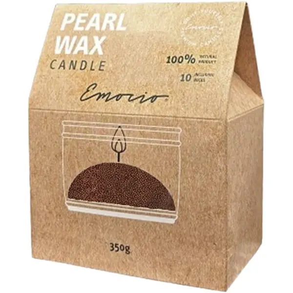 Emocio Emocio Pearl wax Red svijeća 350 g