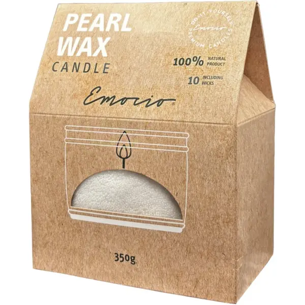 Emocio Emocio Pearl wax White svijeća 350 g