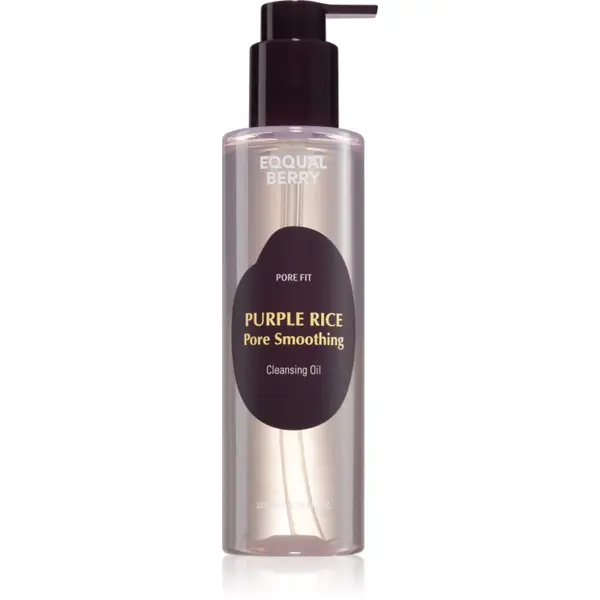 EQQUALBERRY EQQUALBERRY Purple Rice Pore Smoothing Cleansing Oil ulje za dubinsko čišćenje za masno i problematično lice 200 ml