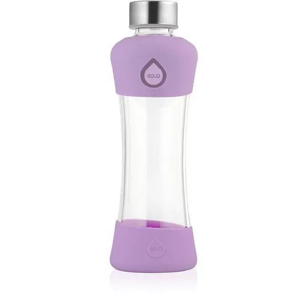 EQUA Equa Active staklena boca za vodu Plum 550 ml