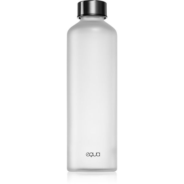 EQUA Equa Mismatch staklena boca za vodu boja Velvet Black 750 ml