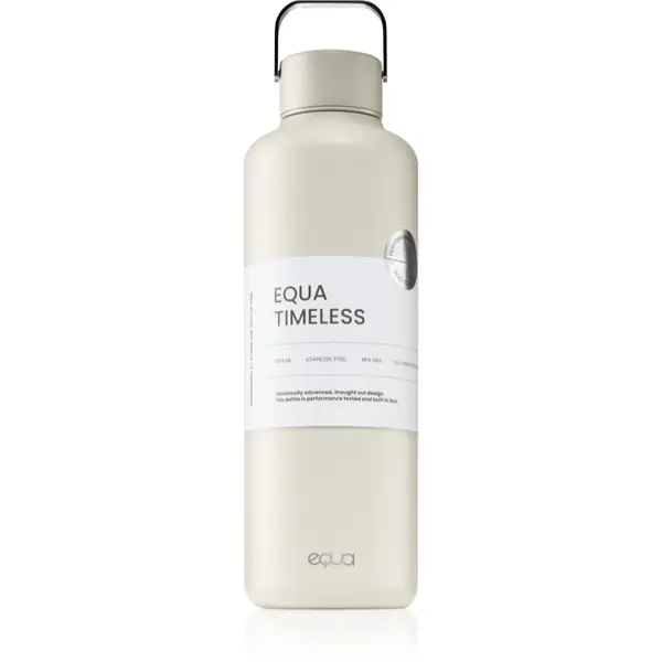 EQUA Equa Timeless boca za vodu od nehrđajućeg čelika boja Off White 1000 ml