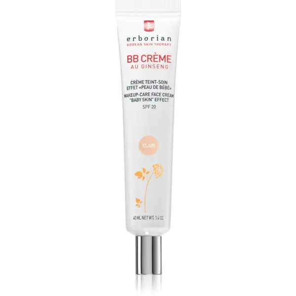 Erborian Erborian BB Cream krema za toniranje i za savršeni izgled lica SPF 20 veliko pakiranje nijansa Clair 40 ml