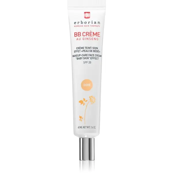 Erborian Erborian BB Cream krema za toniranje i za savršeni izgled lica SPF 20 veliko pakiranje nijansa Doré 40 ml