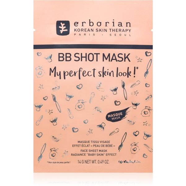Erborian Erborian BB Shot Mask Sheet maska za posvjetljivanje 14 g