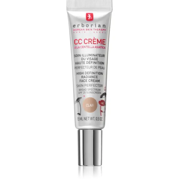 Erborian Erborian CC Crème Centella Asiatica CC krema za ujednačavanje tena SPF 30 nijansa Clair 15 ml
