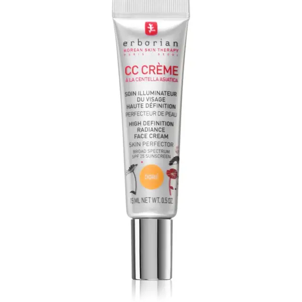 Erborian Erborian CC Crème Centella Asiatica CC krema za ujednačavanje tena SPF 30 nijansa Doré 15 ml