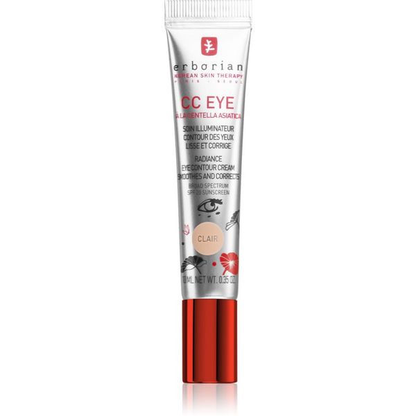 Erborian Erborian CC Eye krema za toniranje područja oko očiju s učinkom zaglađivanja SPF 20 nijansa Claire 10 ml
