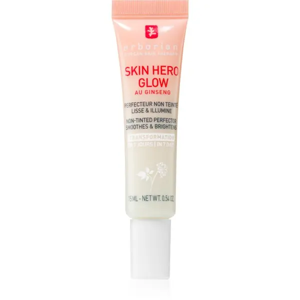 Erborian Erborian Skin Hero Glow Non-tinted Perfector blaga krema za lice za sjaj i hidrataciju 15 ml