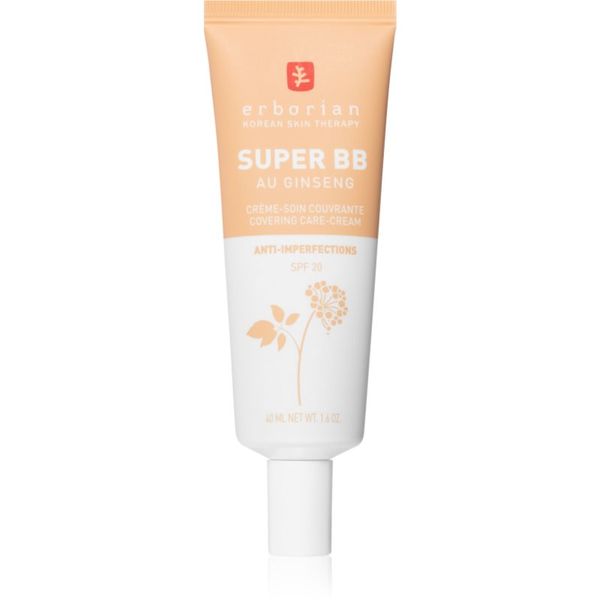 Erborian Erborian Super BB BB krema za savršen i ujednačen izgled lica SPF 20 nijansa Dore 40 ml