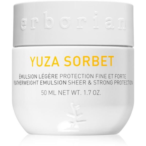 Erborian Erborian Yuza Sorbet blaga emulzija sa zaštitnim učinkom protiv utjecaja vanjskog utjecaja 50 ml