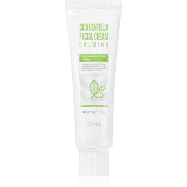 esfolio esfolio Cica Centella umirujuća krema za lice za osjetljivu kožu lica 50 ml