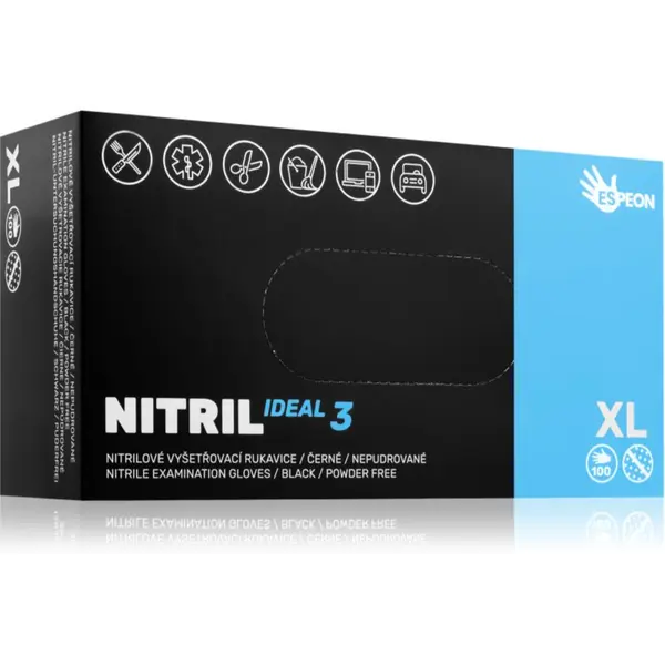 Espeon Espeon Nitril Ideal3 Examination Gloves Blue nitrilne zaštitne rukavice za pregled bez pudera veličina XL 100 kom