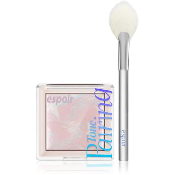 espoir espoir Tone Pairing Highlighter highlighter za lice i područje oko očiju s kistom nijansa Pink Marine 9.6 g