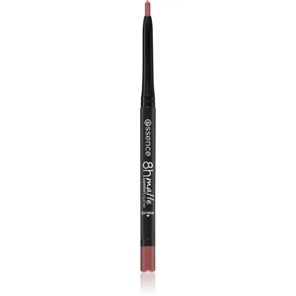 essence essence 8h Matte Comfort mat olovka za usne sa šiljilom nijansa 04 Rosy Nude 0,3 g