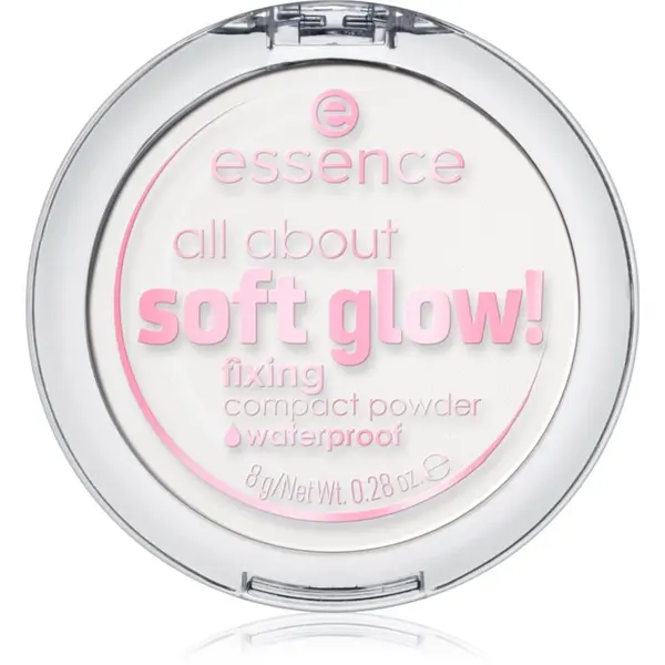 essence essence All About Soft Glow! prozirni puder za učvršćivanje za sjaj lica 8 g