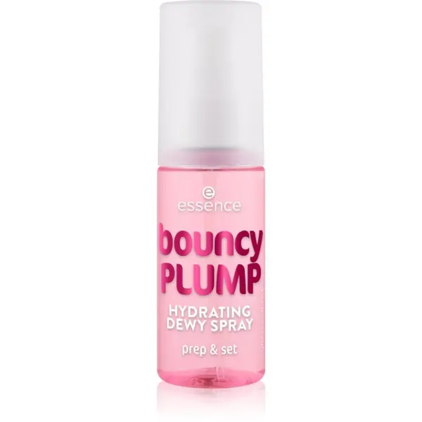 essence essence bouncy PLUMP sprej za fiksiranje šminke s hidratantnim učinkom 50 ml