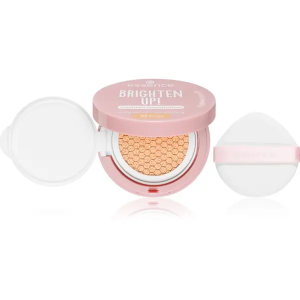 essence essence BRIGHTEN UP! Cushion Foundation tekući puder u spužvici nijansa 03 Beige 12 g