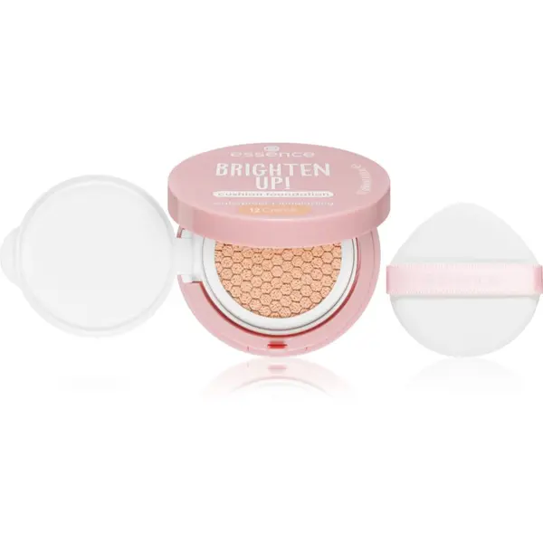 essence essence BRIGHTEN UP! Cushion Foundation tekući puder u spužvici nijansa 12 Creme 12 g