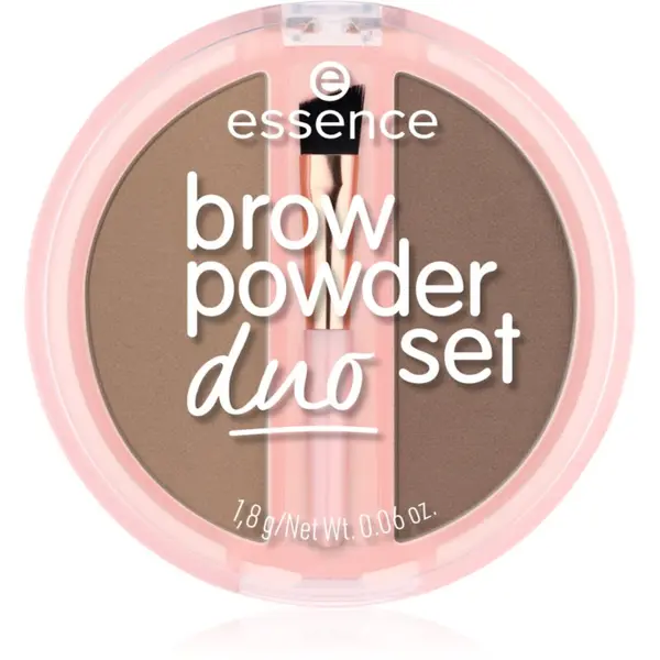 essence essence Brow Powder Duo set za obrve nijansa 01 Light 1.8 g