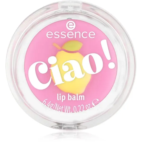 essence essence Ciao! balzam za usne nijansa 01 Lemonissima 6.4 g