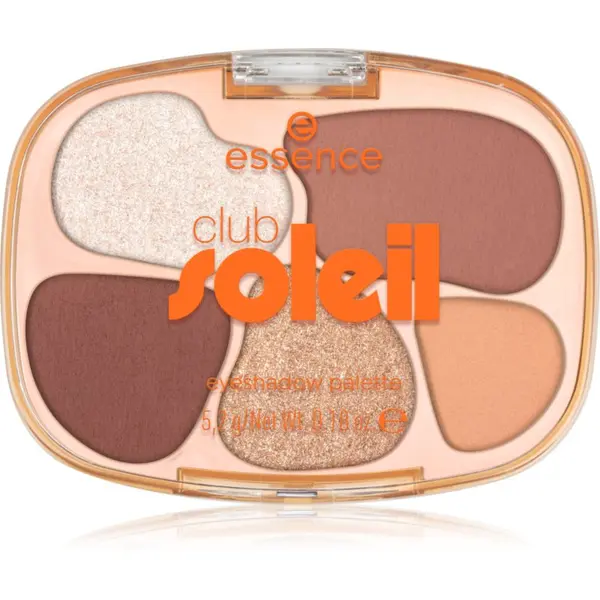 essence essence club SOLEIL paleta sjenila za oči nijansa 01 Soleil? Say no more! 5.2 g
