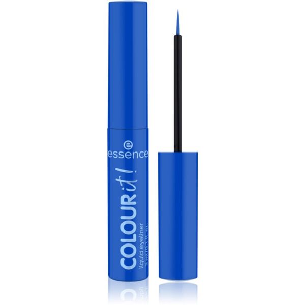 essence essence COLOUR it! tekući eyelineri nijansa 01 Royal Blue 3 ml