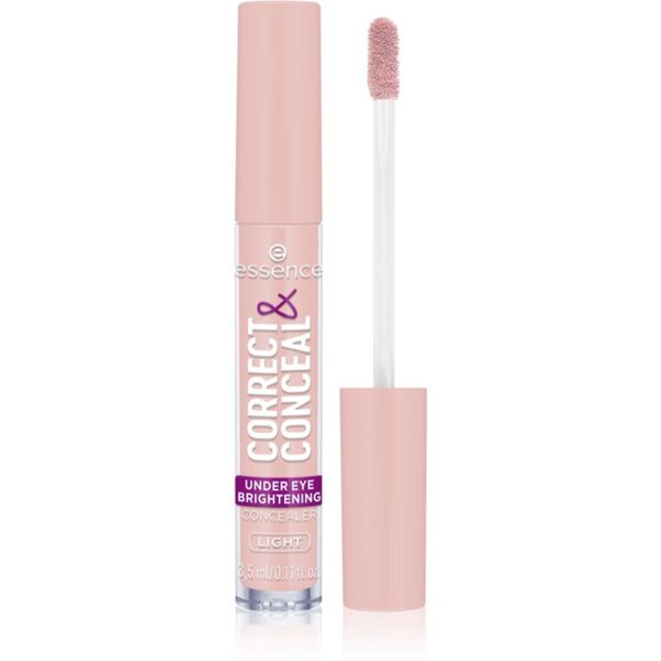 essence essence CORRECT & CONCEAL posvjetljujući korektor protiv podočnjaka nijansa 10 Light 3 ml