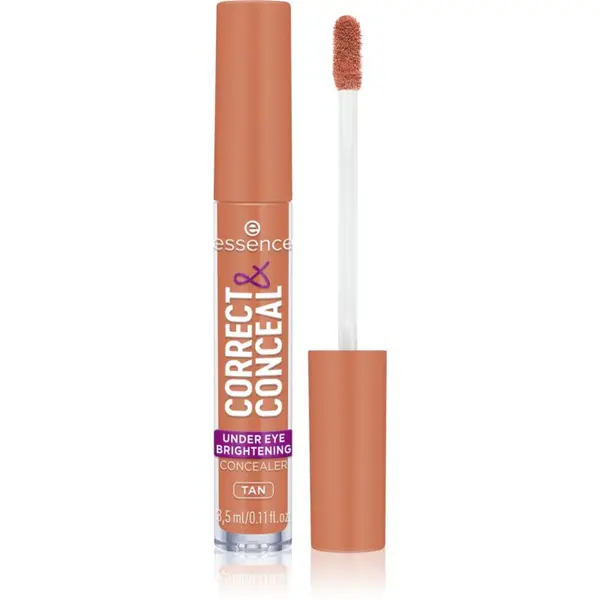 essence essence CORRECT & CONCEAL posvjetljujući korektor protiv podočnjaka nijansa 30 Tan 3 ml