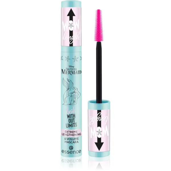 essence essence Disney The Little Mermaid maskara za volumen i produžavanje trepavica nijansa 01 I Sea You 13 ml