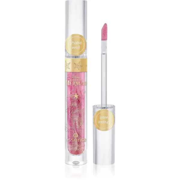 essence essence Disney The Little Mermaid tekuće sjenilo za oči sa šljokicama nijansa 02 Sea Me Sparkle 3.6 ml