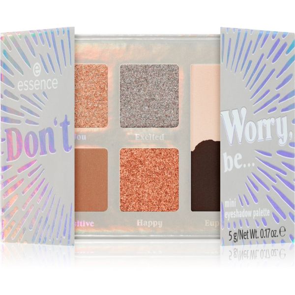 Essence Essence Don't Worry, be... paleta sjenila za oči 5 g